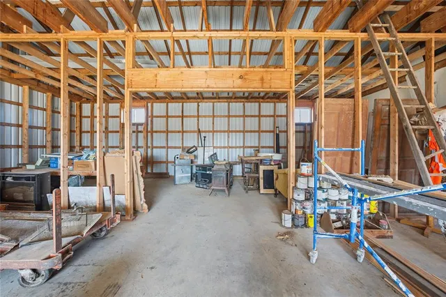 a view of storage and utility room