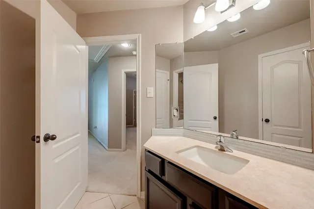 a view of an empty room