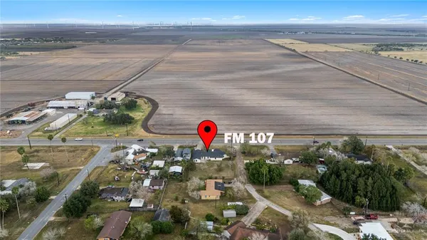 a bird view of a house