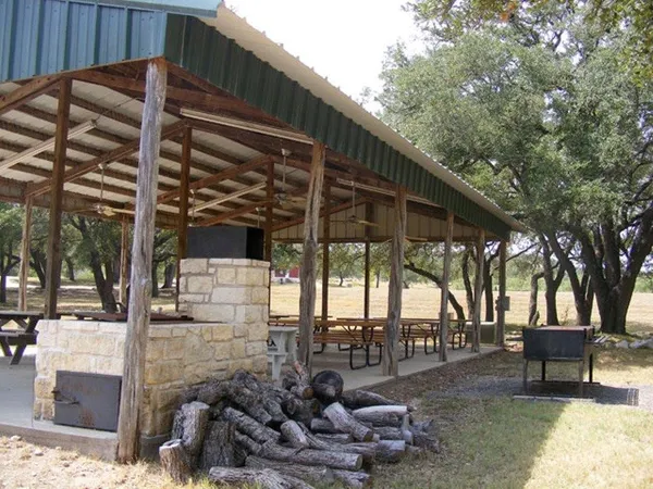 a view of a patio