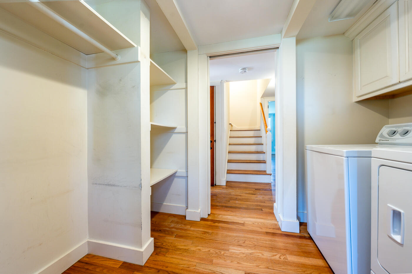 58 Pine Lane Barnstable, MA 02630 - Photo 12 of 37 a view of a hallway with wooden floor and entryway