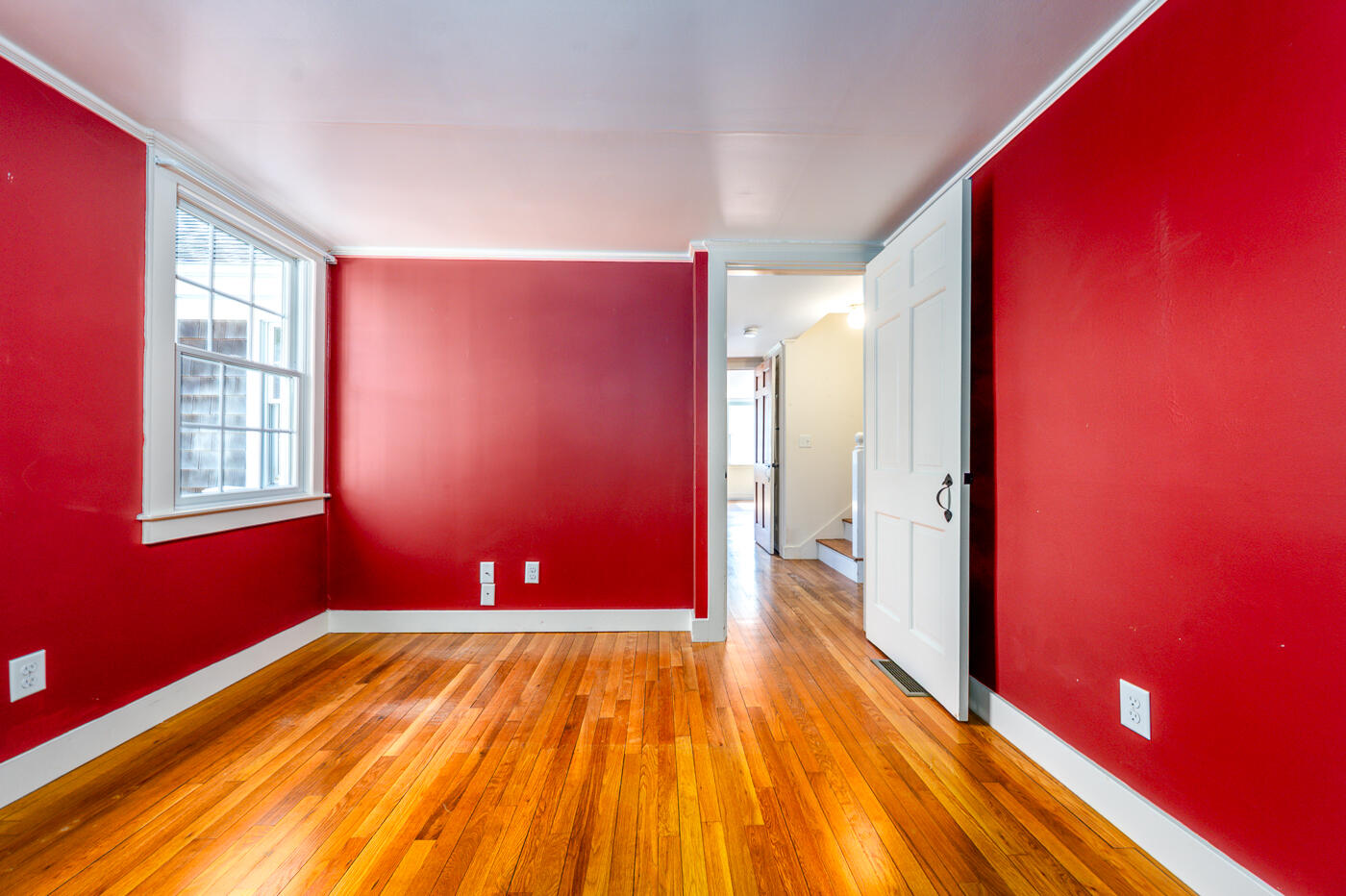58 Pine Lane Barnstable, MA 02630 - Photo 19 of 37 a view of empty room with window and wooden floor