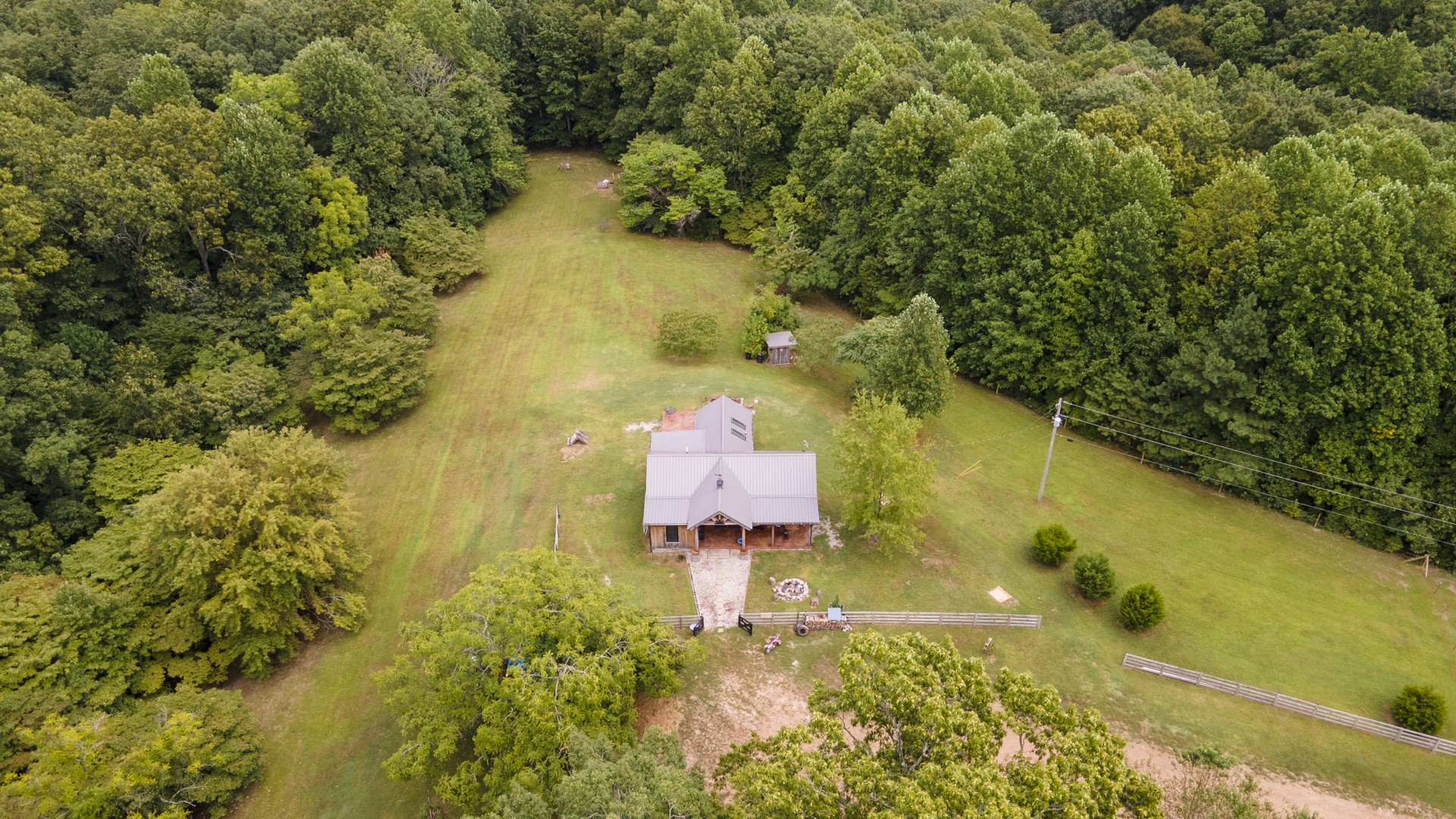 5656 Walter King Road Franklin, TN 37064 - Photo 36 of 36 an aerial view of residential houses with outdoor space and swimming pool