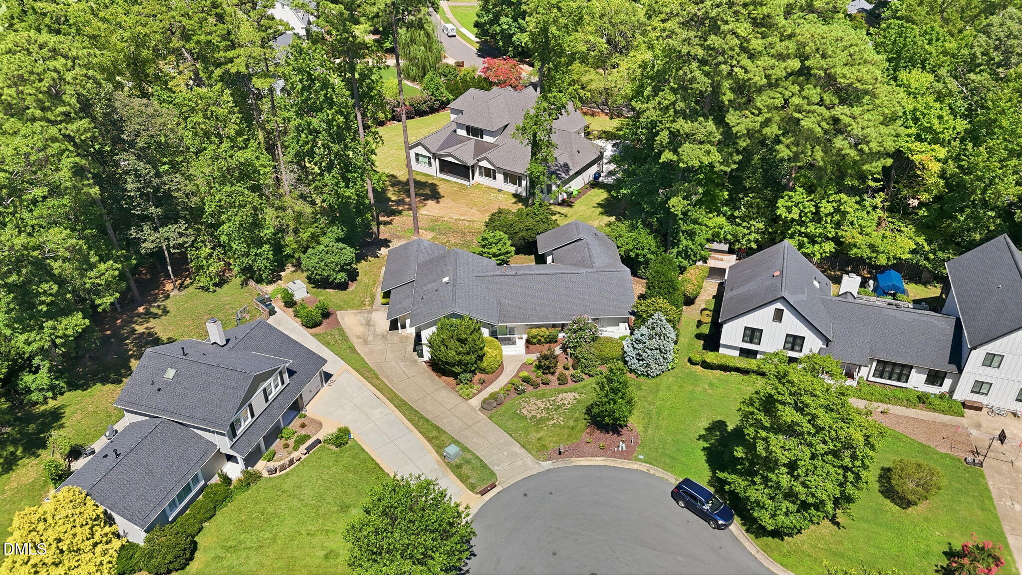 6804 Woodhaven Court Raleigh, NC 27615 - Photo 38 of 41 Aerial View