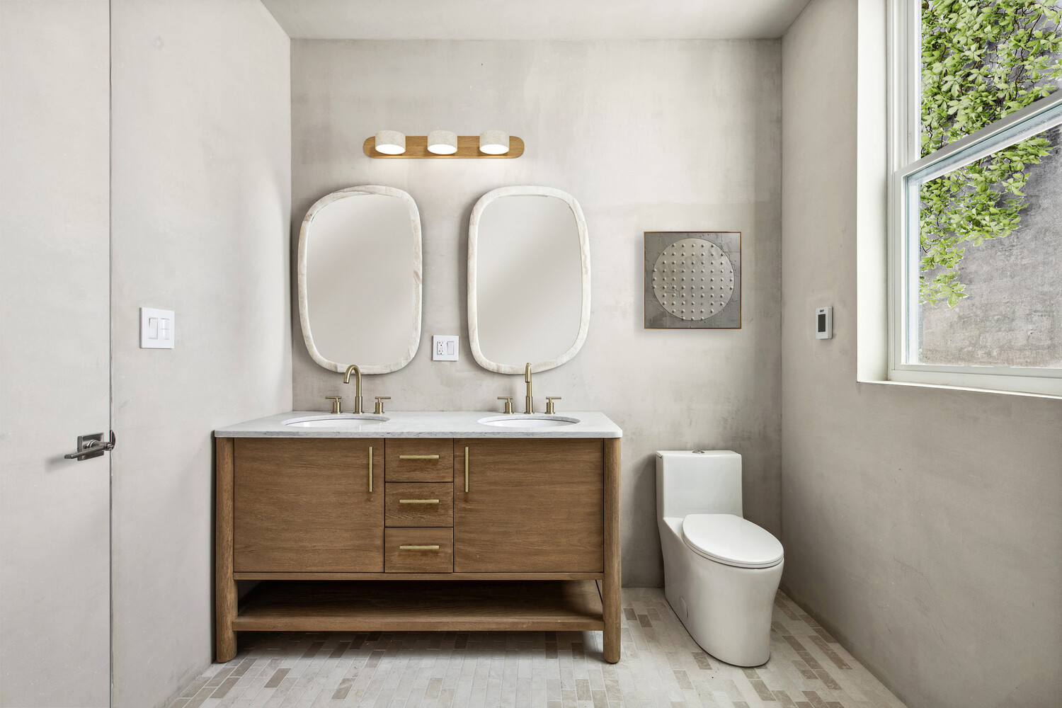 432 Fenimore Street Brooklyn, NY 11225 - Photo 14 of 25 a bathroom with a toilet sink and mirror