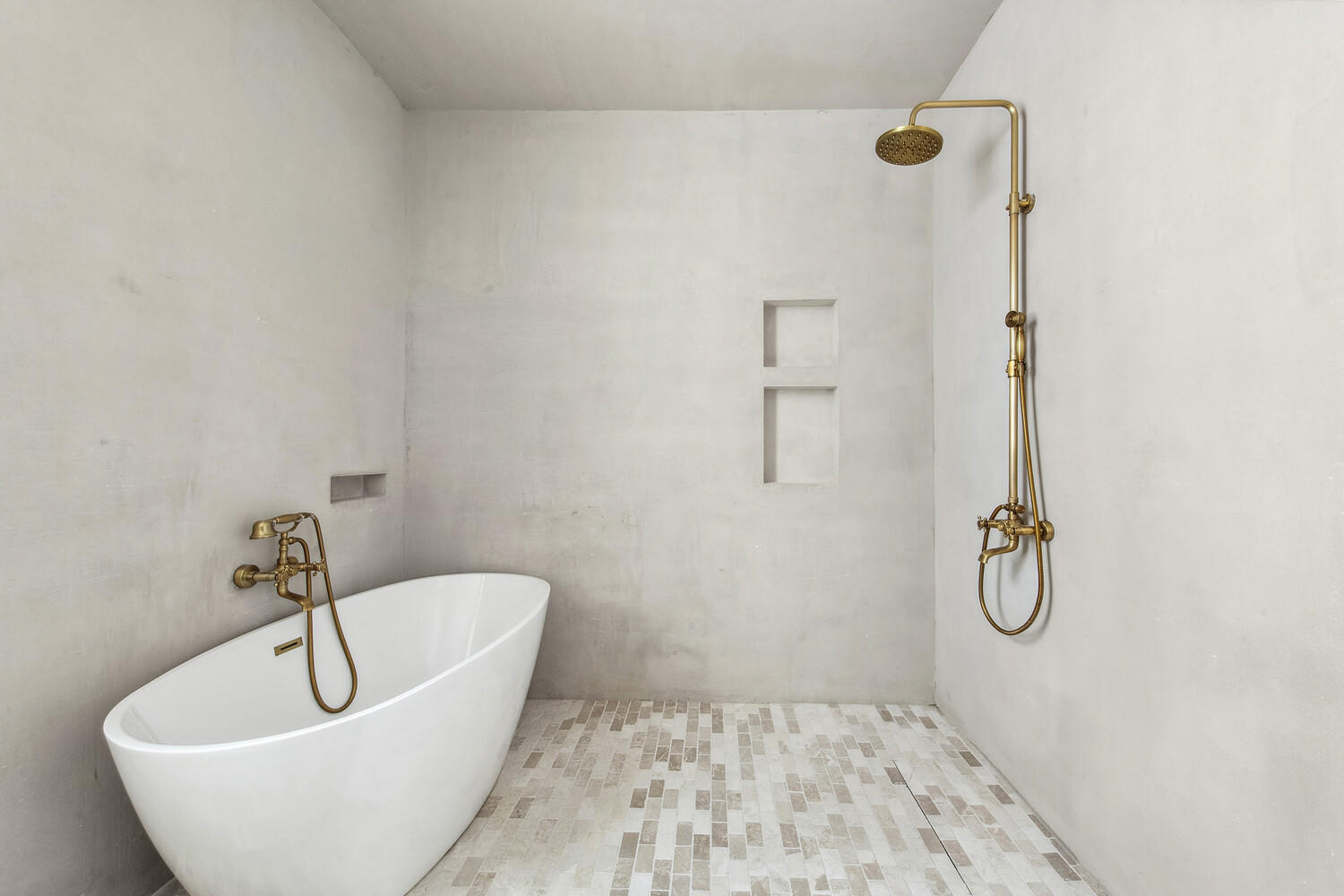 432 Fenimore Street Brooklyn, NY 11225 - Photo 15 of 25 a bathroom with a granite countertop sink and a shower