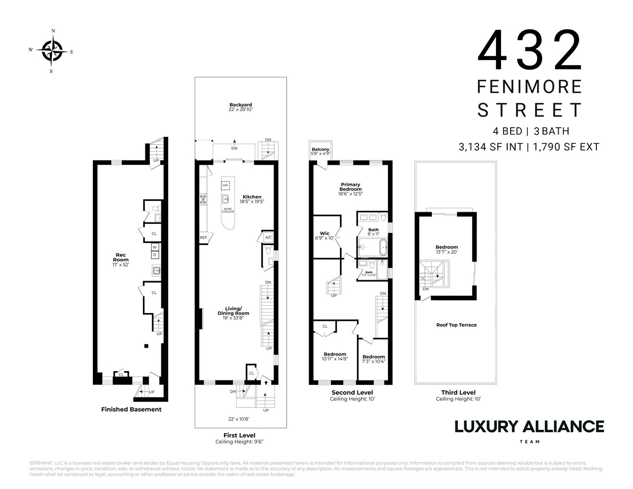 432 Fenimore Street Brooklyn, NY 11225 - Photo 25 of 25 a picture of a floor plan