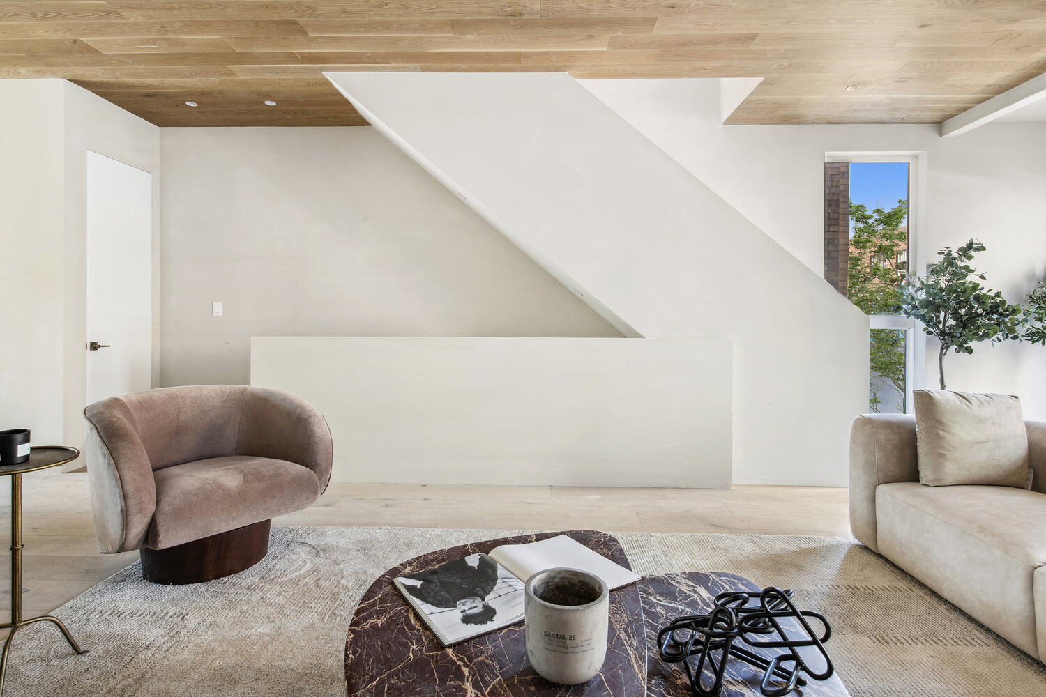 432 Fenimore Street Brooklyn, NY 11225 - Photo 3 of 25 a living room with furniture and a potted plant