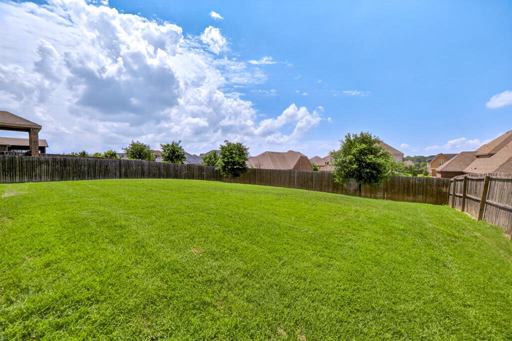 552 Winnetka Drive Oak Point, TX 75068 - Photo 34 of 40 a view of a backyard with garden
