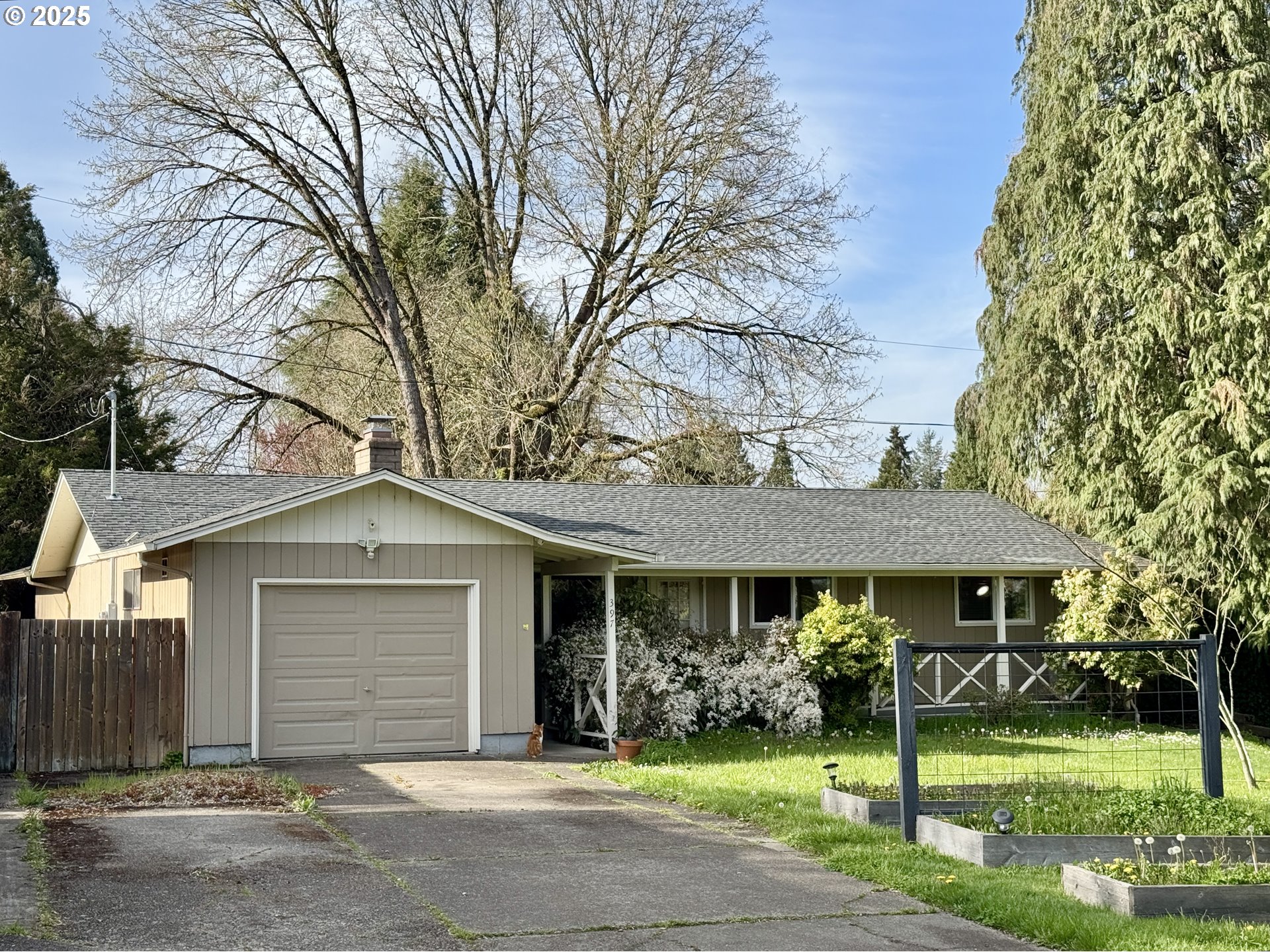 397 River Loop 2 Eugene, OR 97404 - Photo 3 of 42 a front view of a house with a yard
