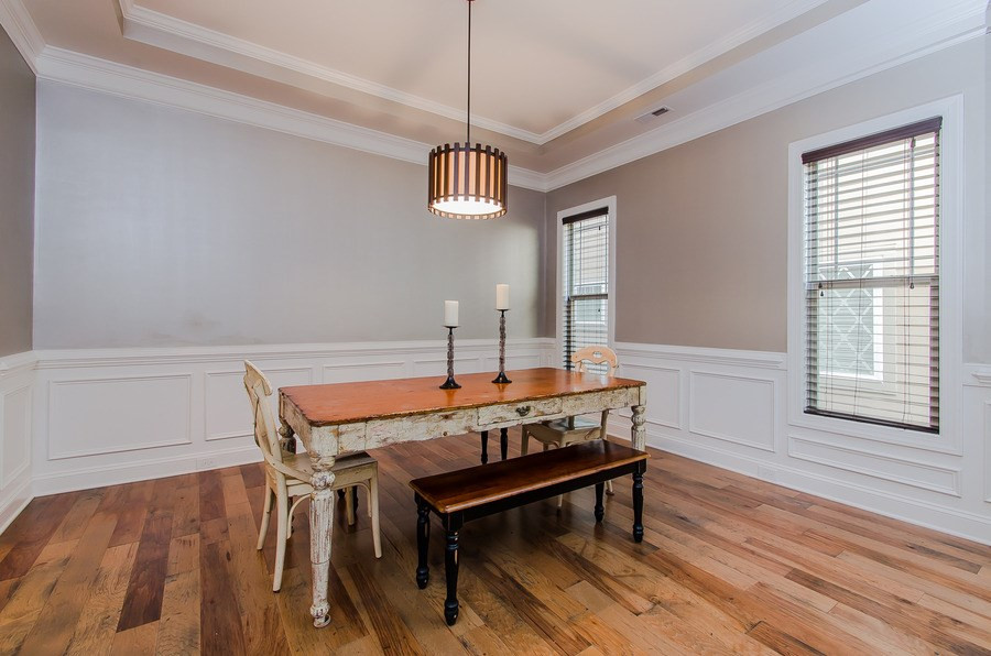 1407 Van Page Boulevard Raleigh, NC 27607 - Photo 6 of 25 Spacious dining room that opens to the large living room for entertaining. Dining Room