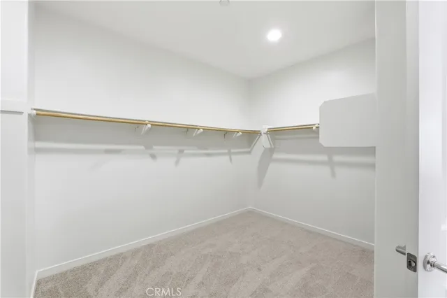 a view of a room with empty racks