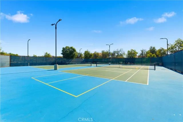 a view of a tennis court