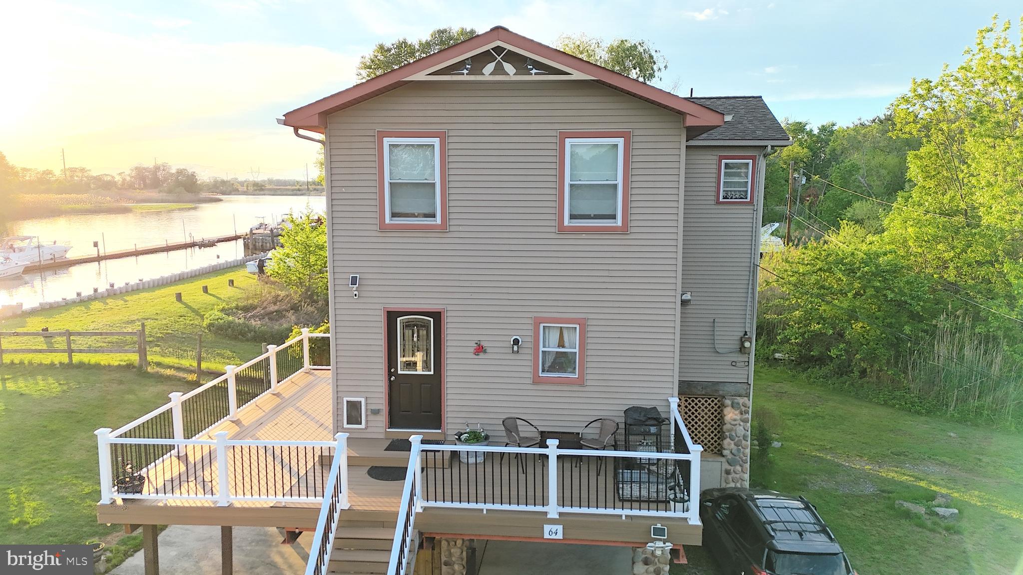 64 Island Road Bridgeport, NJ 08014 - Photo 6 of 59 Aerial - Front Yard - Wrap Around Porch