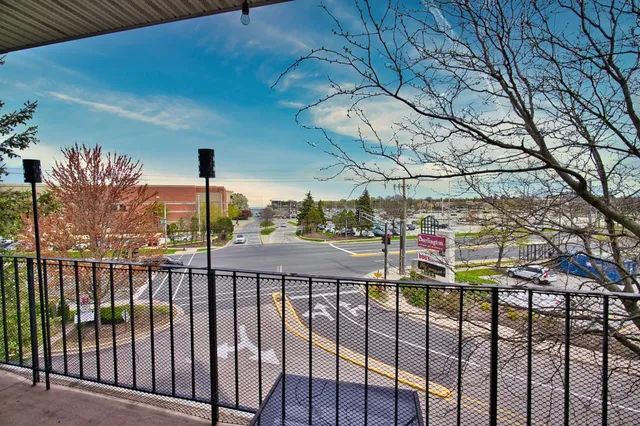 a view of outdoor seating space