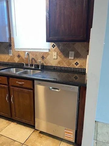 a view of a kitchen counter space