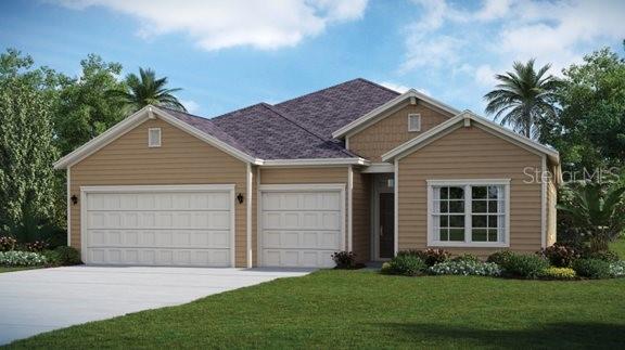 19640 Southwest 77th Loop Dunnellon, FL 34432 - Photo 1 of 1 Artist rendering; illustration only; colors, features, and garage orientation may differ.