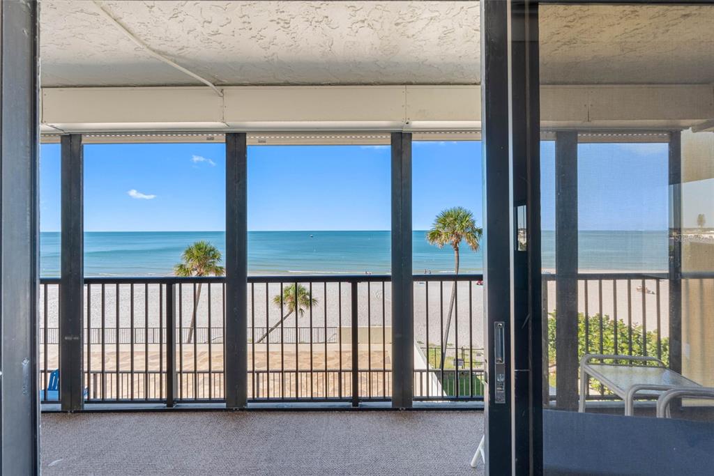 15000 Gulf Boulevard, Unit 408 Madeira Beach, FL 33708 - Photo 7 of 35 a view of a balcony