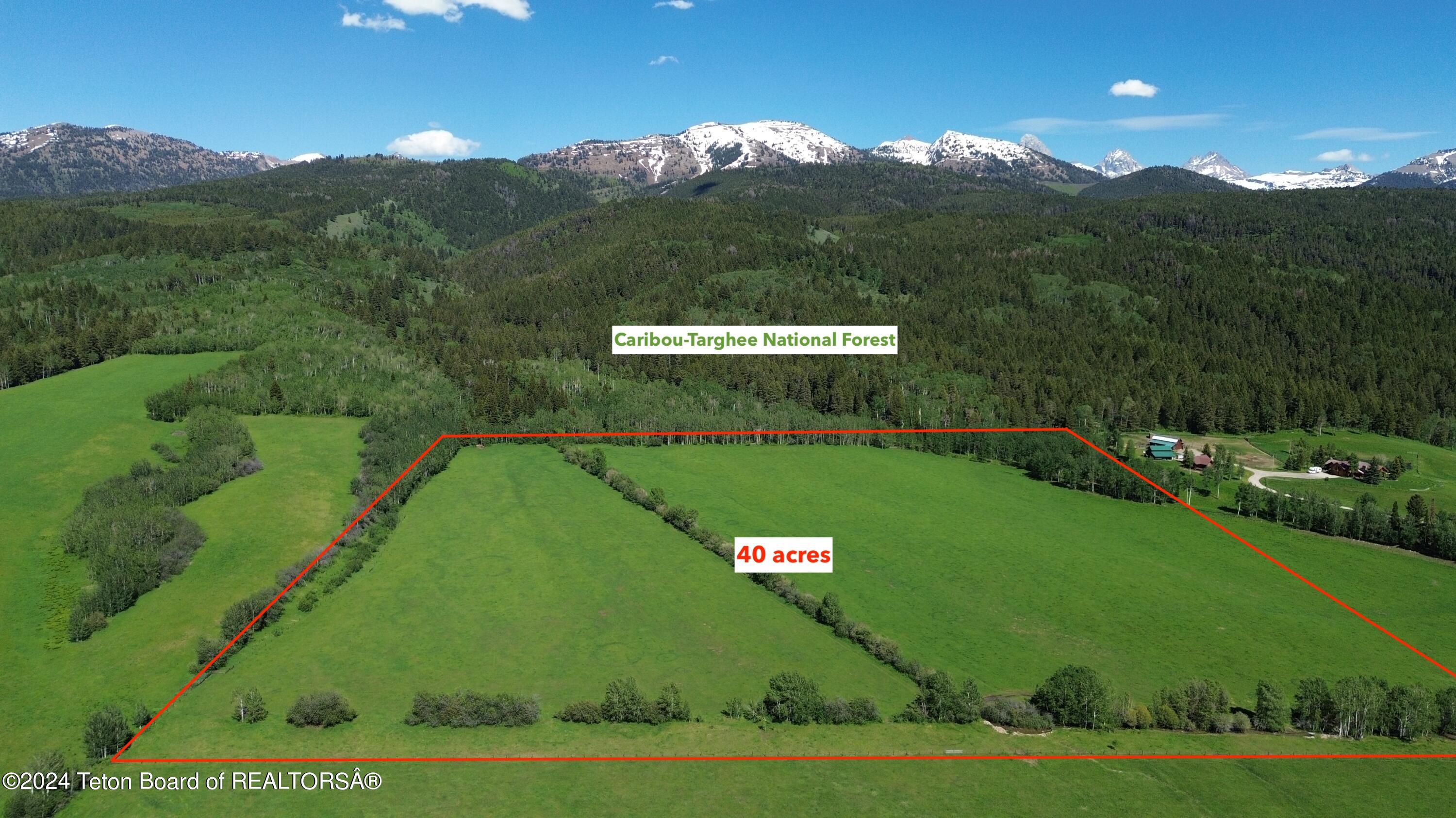 40-acres East Rigby Road Alta, WY 83414 - Photo 1 of 1 Lot Lines
