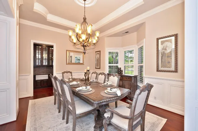 a bedroom with a bed and a fireplace