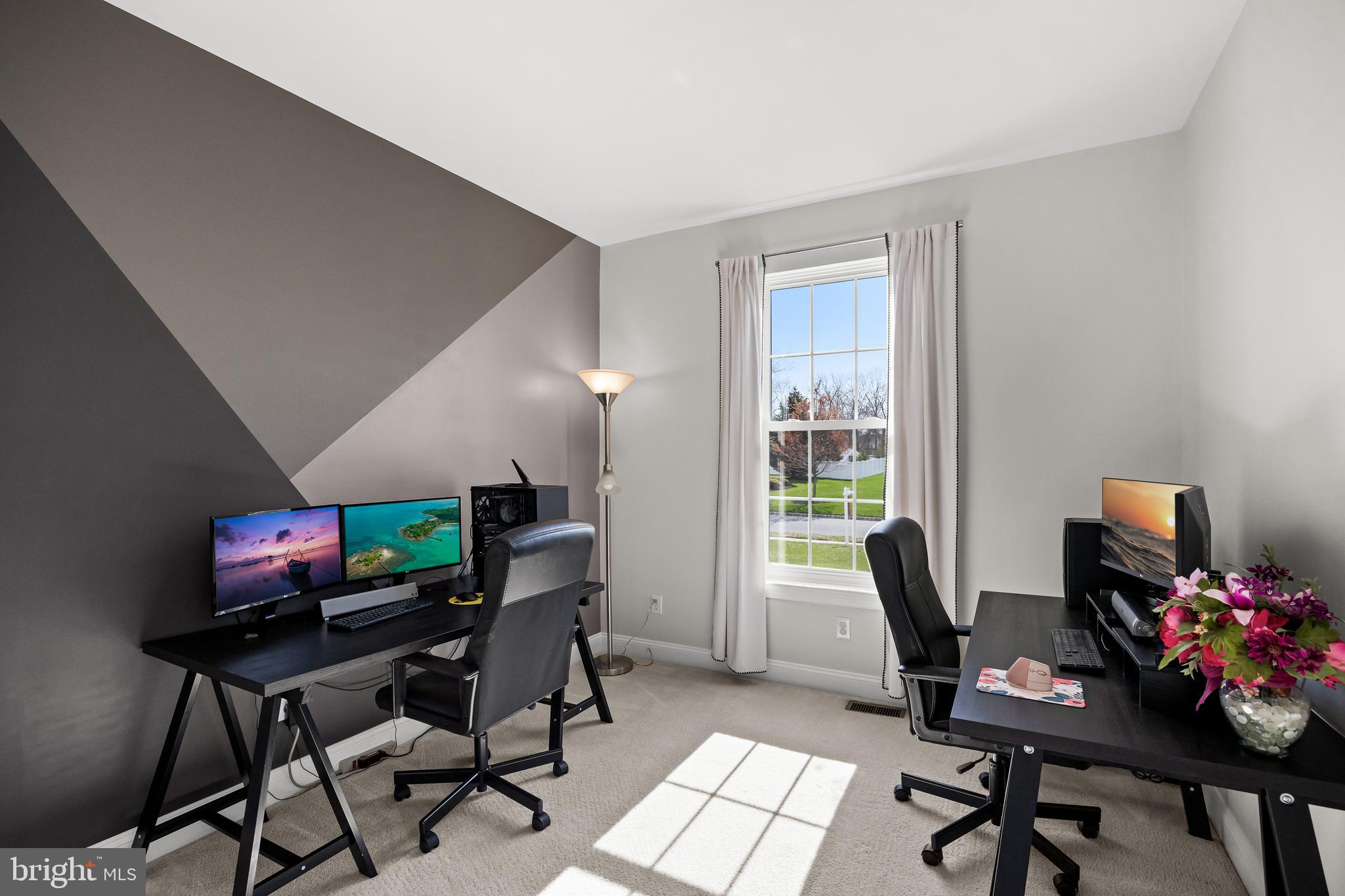 5 Periwinkle Place Lumberton, NJ 08048 - Photo 27 of 61 a view of a workspace with furniture and a window