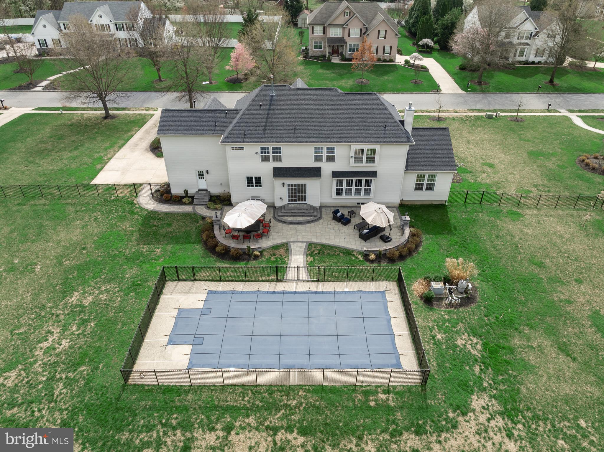 5 Periwinkle Place Lumberton, NJ 08048 - Photo 45 of 61 an aerial view of a house with garden space and lake view