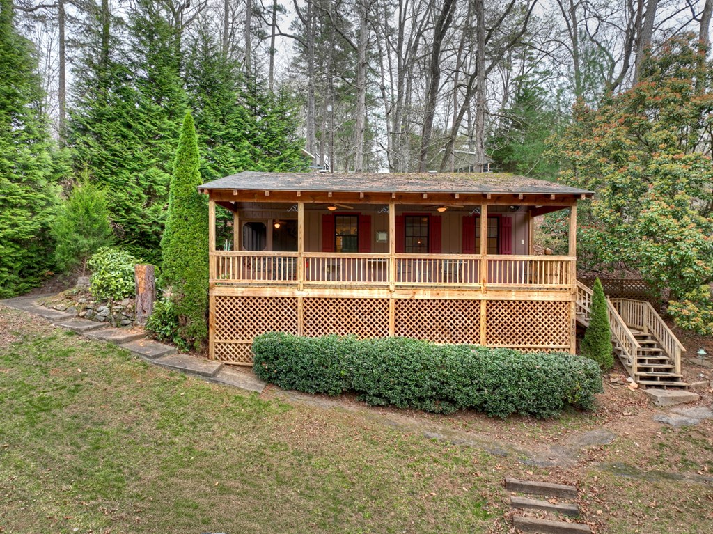 190 Village Road Murphy, NC 28906 - Photo 3 of 50 a house view with a garden space
