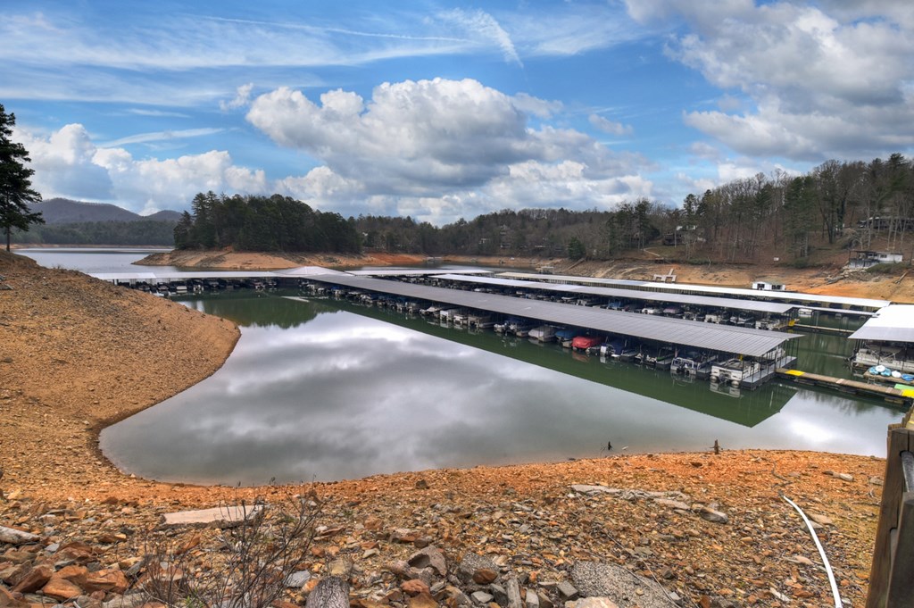 190 Village Road Murphy, NC 28906 - Photo 46 of 50 a view of a lake in middle of the house