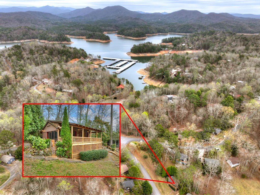 190 Village Road Murphy, NC 28906 - Photo 6 of 50 a view of lake and mountain