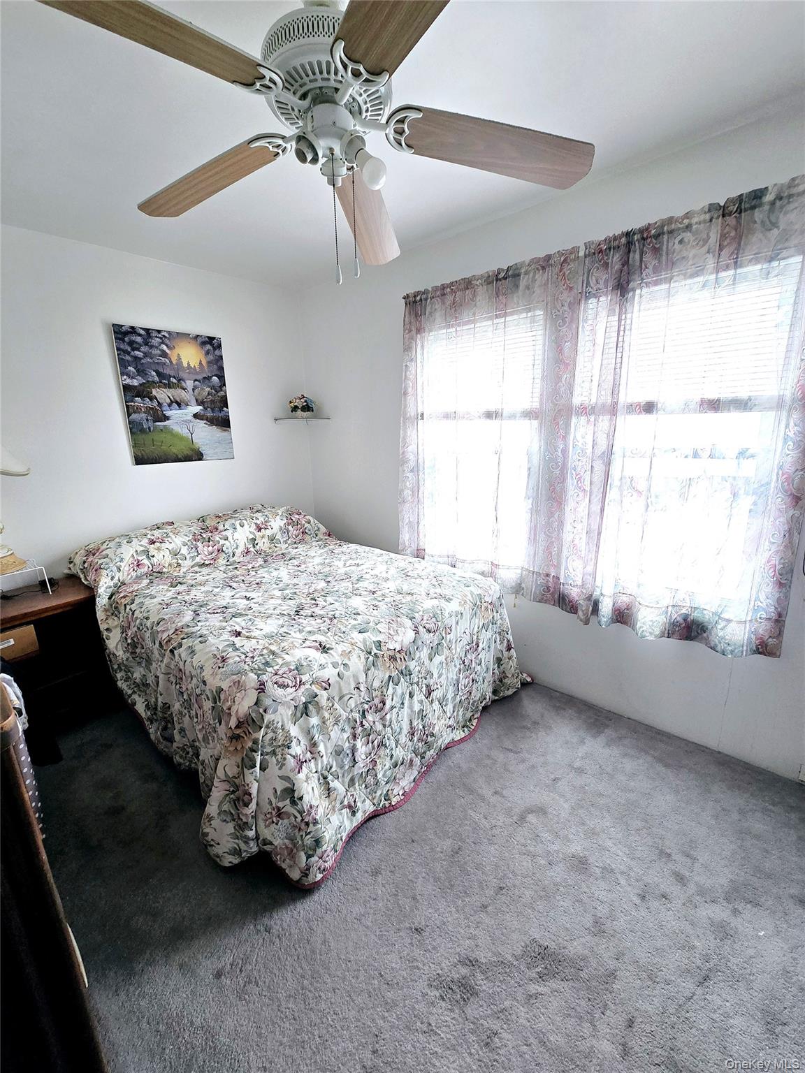 85-09 Sutter Avenue Queens, NY 11417 - Photo 8 of 12 Bedroom with carpet flooring and ceiling fan