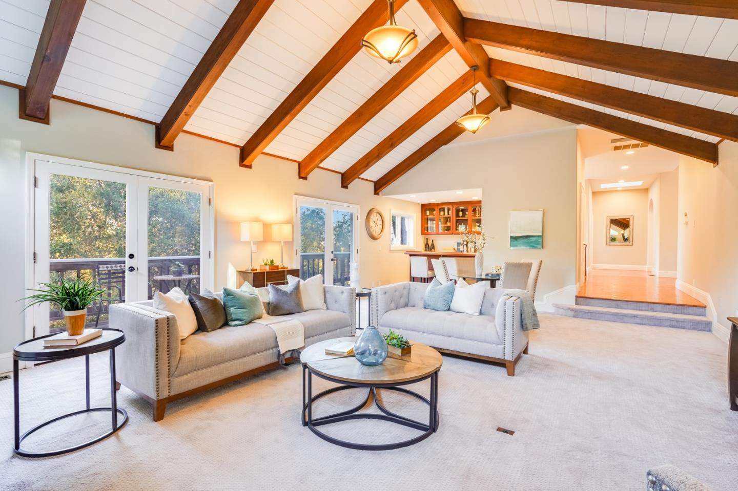 18565 Overlook Road Monte Sereno, CA 95030 - Photo 11 of 72 a living room with furniture and a large window