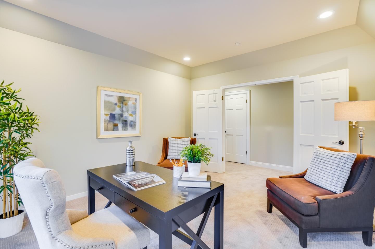 18565 Overlook Road Monte Sereno, CA 95030 - Photo 41 of 72 a living room with furniture and a table
