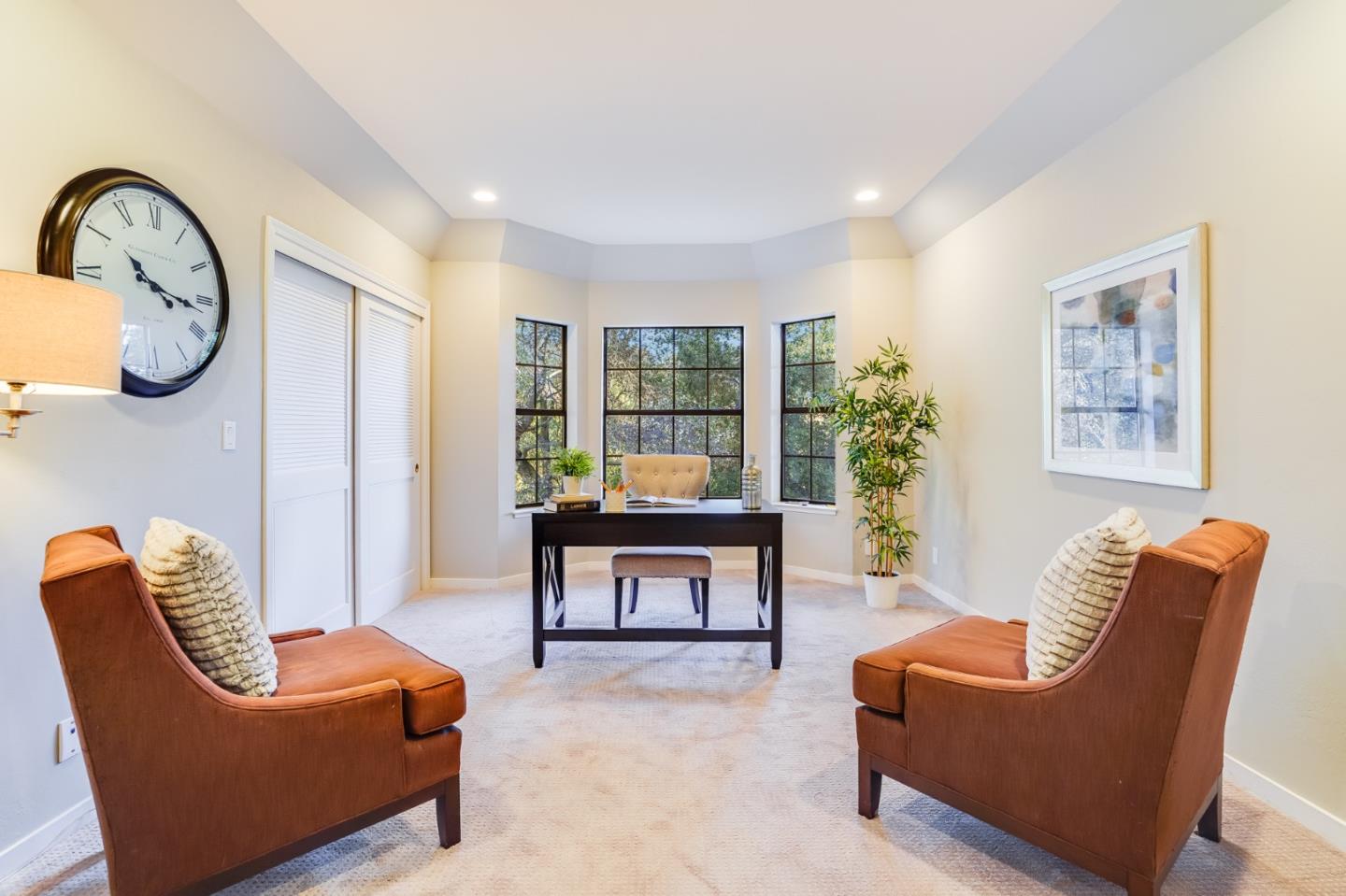 18565 Overlook Road Monte Sereno, CA 95030 - Photo 42 of 72 a living room with furniture and a large window