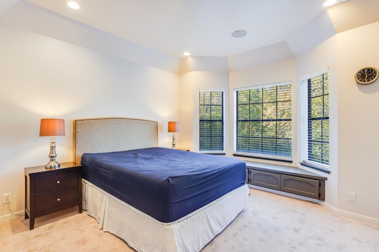 18565 Overlook Road Monte Sereno, CA 95030 - Photo 44 of 72 a bedroom with a bed and a window