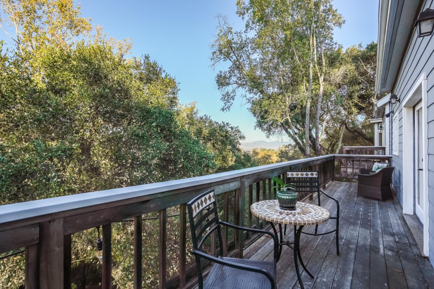 18565 Overlook Road Monte Sereno, CA 95030 - Photo 62 of 72 a view of balcony with furniture and wooden deck