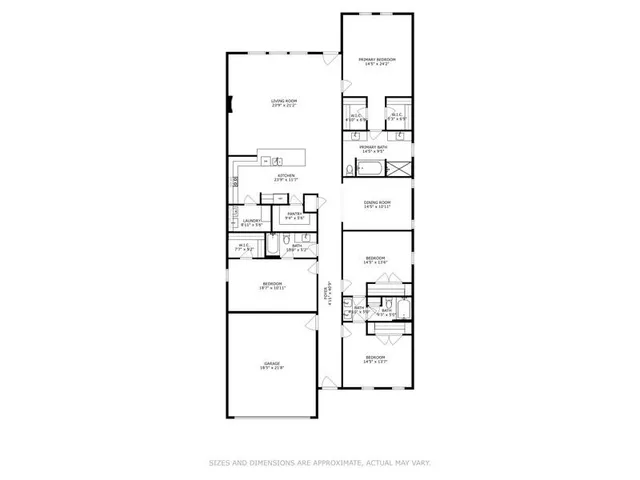 a picture of a floor plan