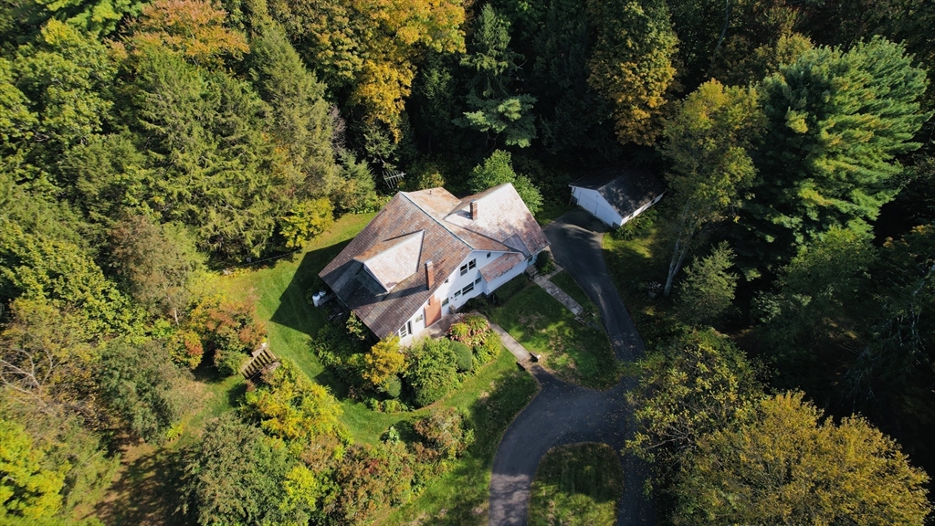 83 Mountain Road Wilbraham, MA 01095 - Photo 40 of 42 an aerial view of a house with a yard