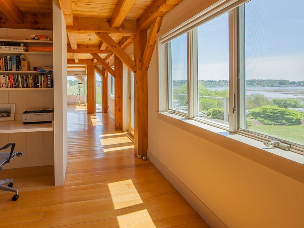 516 Port Clyde Road Tenants Harbor, ME 04860 - Photo 8 of 15 A wall of windows on the first floor...