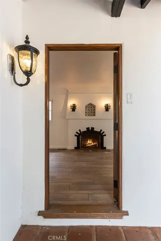 a view of a entryway door