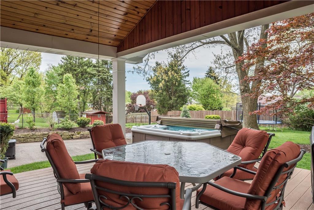 1964 Redcoach Road Allison Park, PA 15101 - Photo 21 of 25 Relax on your beautiful covered rear porch with trex flooring and cathedral ceiling. A nice place to have outdoor meals even in the rain.