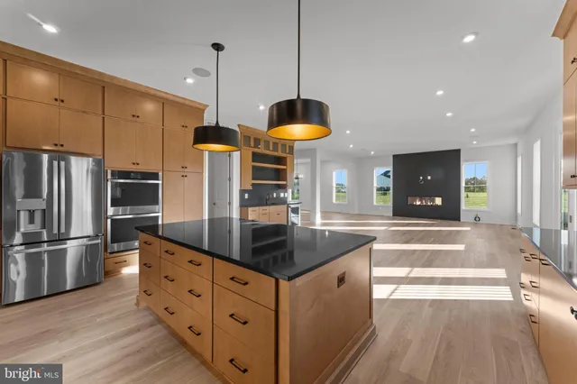 a view of a room that has a window in it