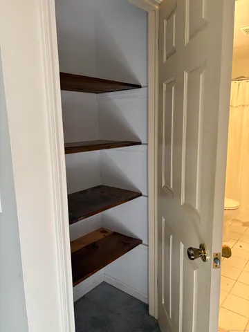 a view of walk in closet