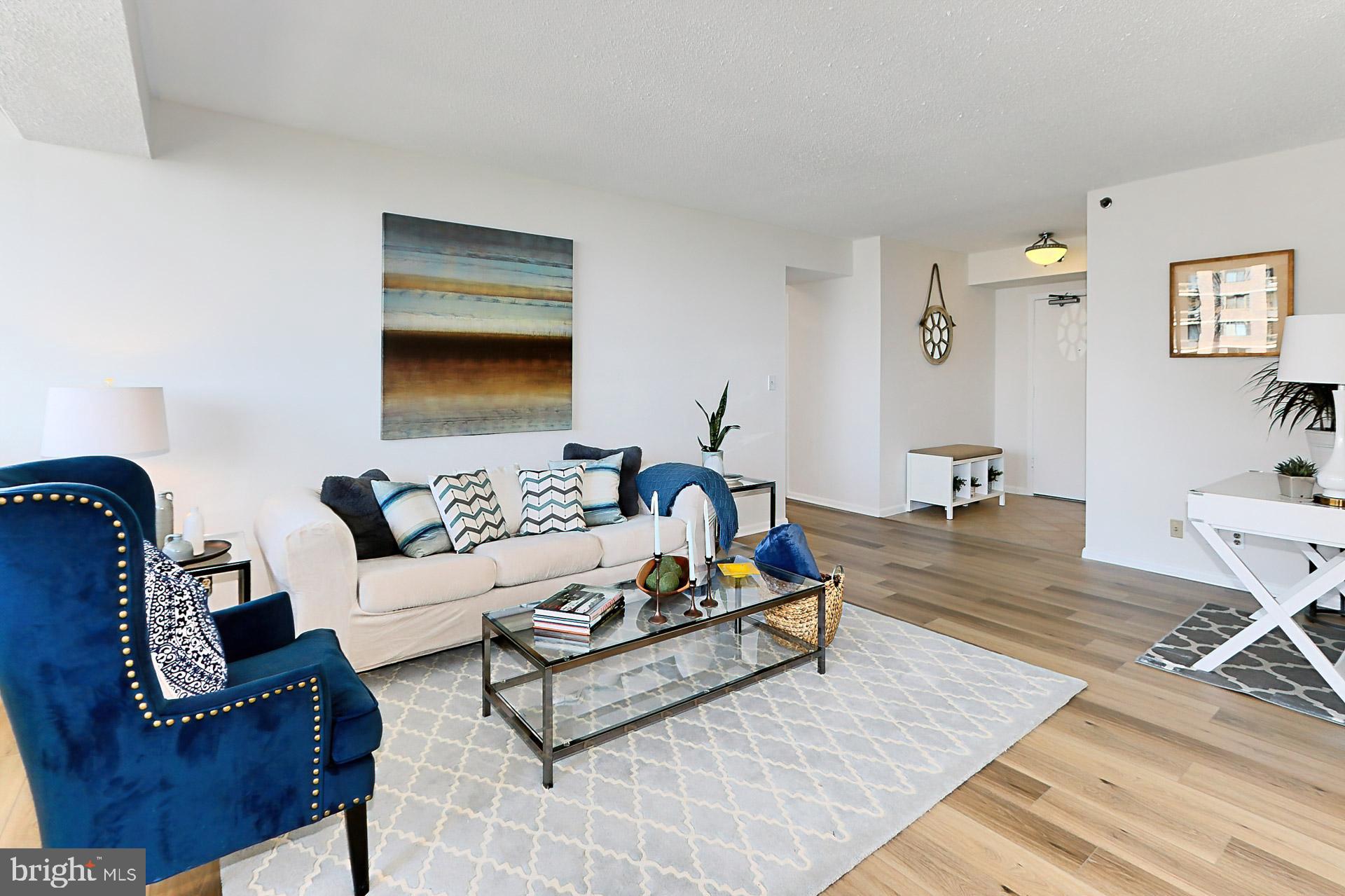 5501 Seminary Road, Unit 2312S Falls Church, VA 22041 - Photo 5 of 46 Living Room Area Allows for Many Configurations