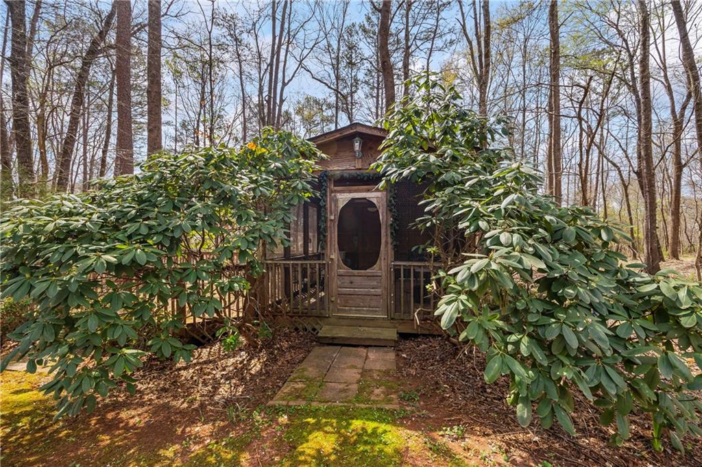 750 Staghorn Trail Nicholson, GA 30565 - Photo 28 of 41 a backyard of a house with lots of green space