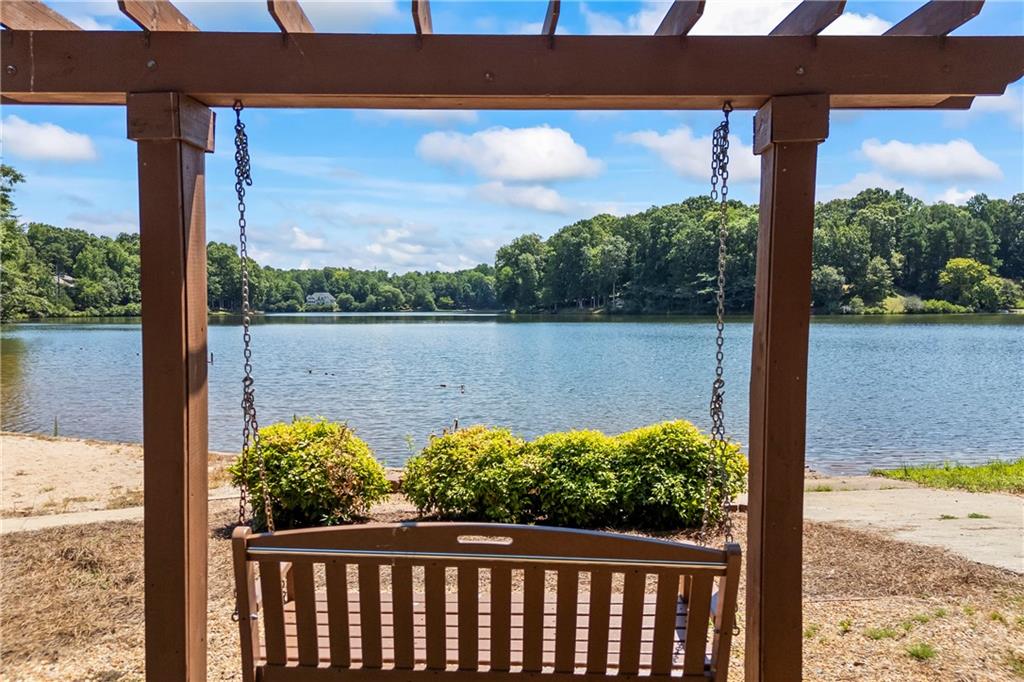 750 Staghorn Trail Nicholson, GA 30565 - Photo 40 of 41 a view of a lake from a balcony