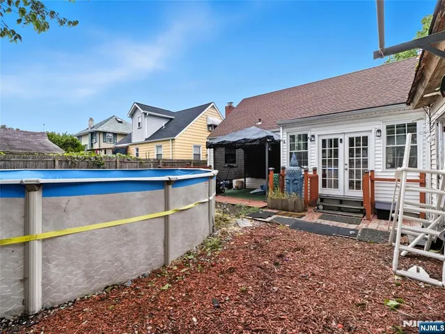 a view of a house with a patio