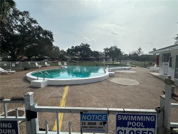 aerial view of a house with swimming pool