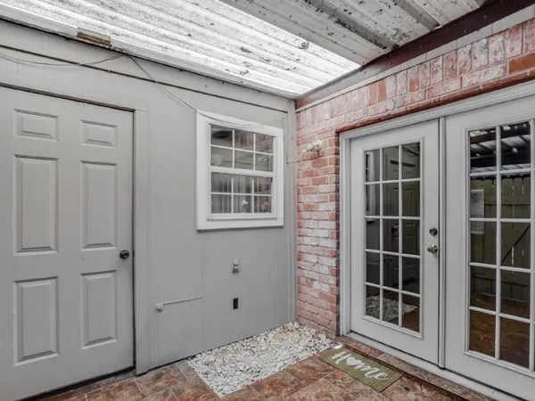 a view of a car garage