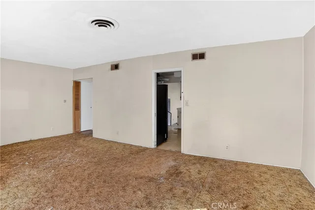 a view of an empty room