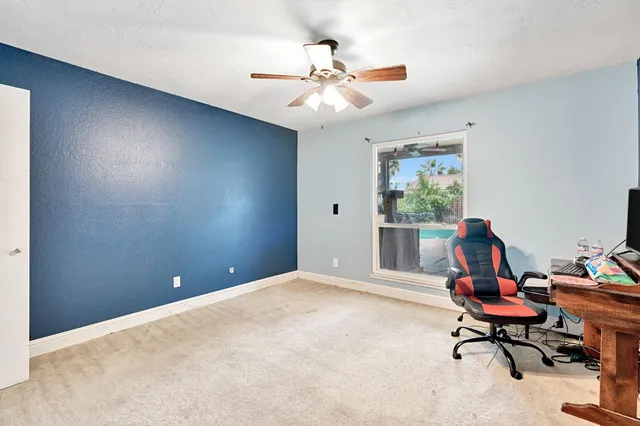 a workspace with a window